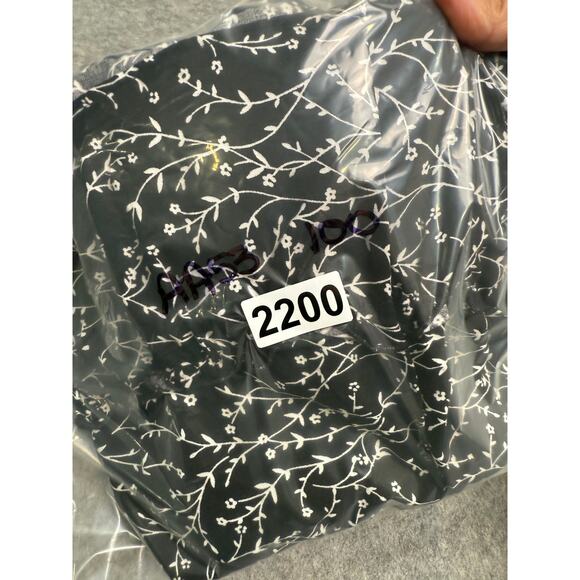 Ava Christine Liberty Ruffled Mini Skirt Womens Sz L Black/White Cottage Core - Picture 6 of 6